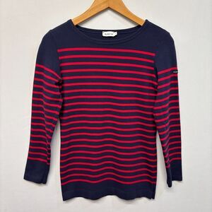 Armor Lux Women Long Sleeve Tee T-Shirt Top Size 1 Stripes Cotton C030 -26